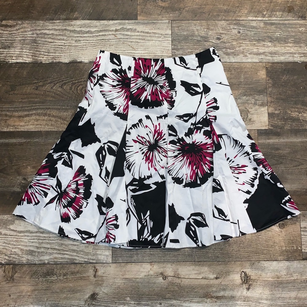 Willi Smith floral skirt